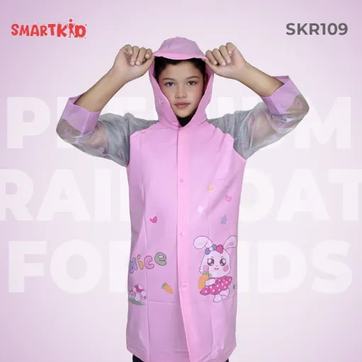 Pink Raincoat for Kids SKR109